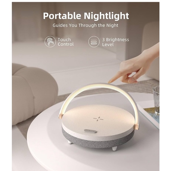 EZVALO Wireless Music Charger Lamp, NWT - Picture 4 of 9